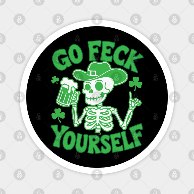 Lucky Vibes: Celebrate St. Patrick’s Day in Style Magnet by Steve